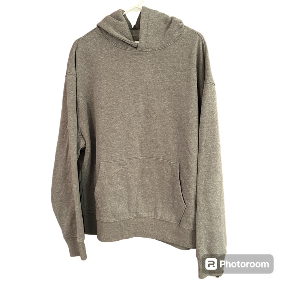 Old Navy Charcoal Gray Hoodie Sweatshirt XL Pullover Kangaroo Pocket NWOT